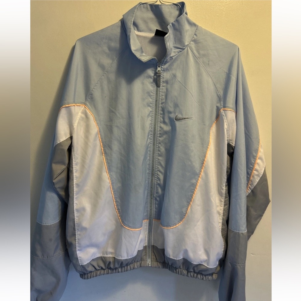 Nike Sky Blue and White Jacket